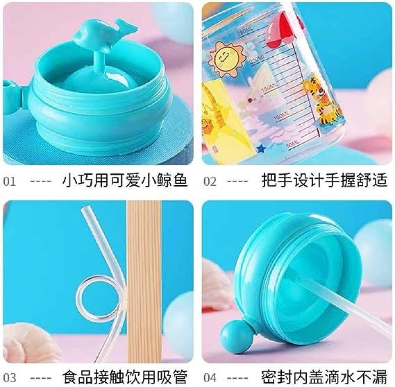 Children Whale Spray Cup Sippy Bottle Cartoon Baby with Sippy Kettle Outdoor Portable Children's Cup (Random Color) View Gallery - Pakistan