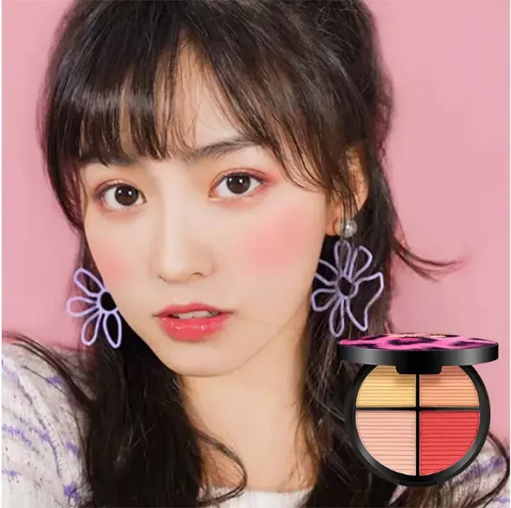 Kaxier New Four Color Blusher dyeing plates for professional pink console Makeup View Gallery - Pakistan