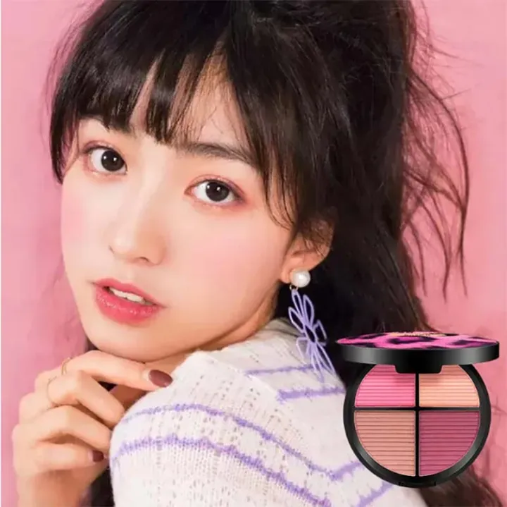 Kaxier New Four Color Blusher dyeing plates for professional pink console Makeup View Gallery - Pakistan