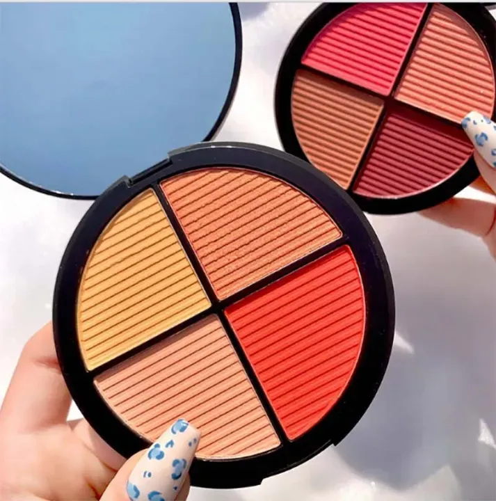 Kaxier New Four Color Blusher dyeing plates for professional pink console Makeup View Gallery - Pakistan