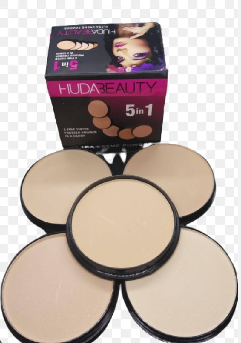 Huda Beauty 5 In 1 Compact Face Powder View Gallery - Pakistan