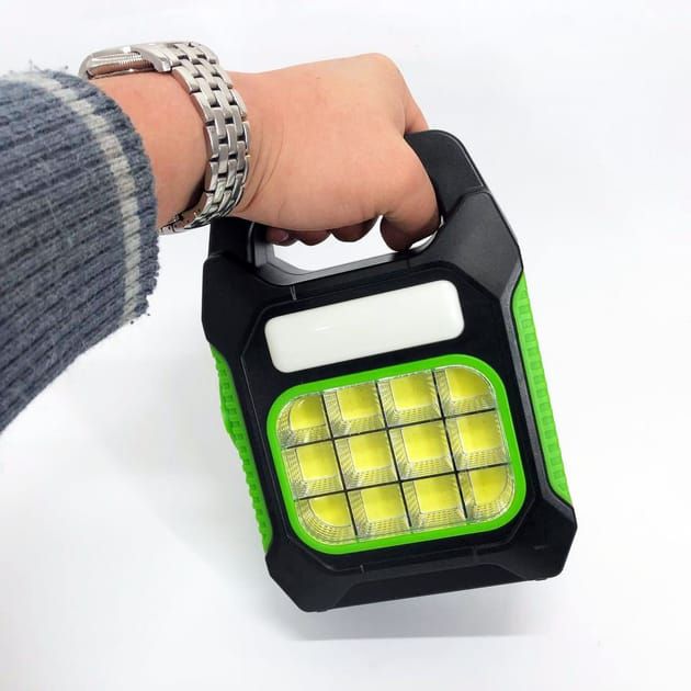 Solar Camping Lantern with Power Bank Function, JY-978D / Portable Rechargeable Lantern (Random color) View Gallery - Pakistan