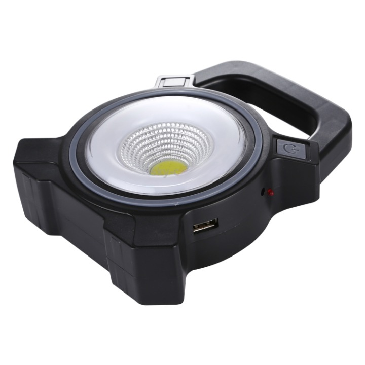 JY-819A 10W Solar Rechargeable White Light COB LED Work Light, Handheld Camping Lamp with Solar Panel View Gallery - Pakistan