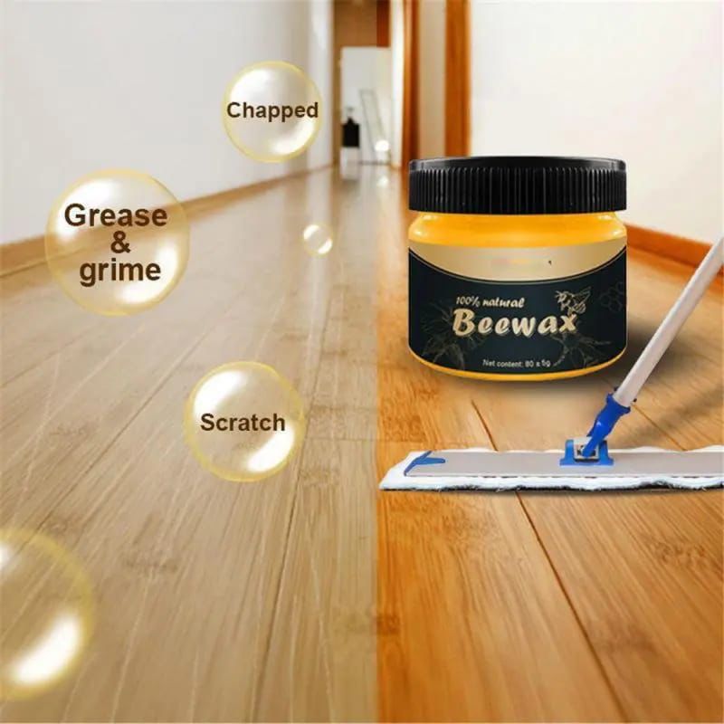 Wood Seasoning Beewax Polish - Complete Solution Furniture Care 1 Polishing Beeswax ( Hard Base )