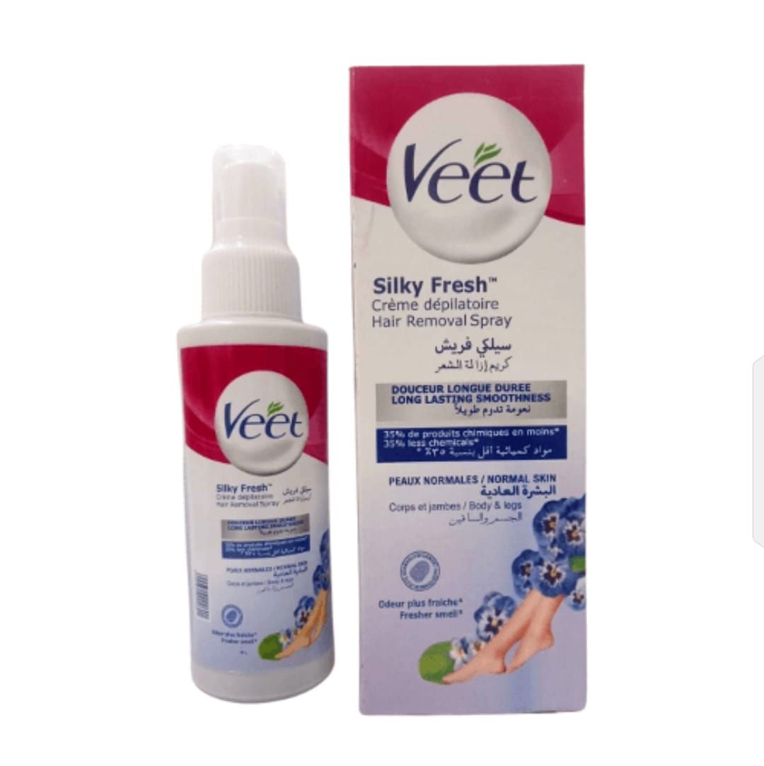 Veet Silk Fresh Hair Removal spray For Sensitive View Gallery - Pakistan
