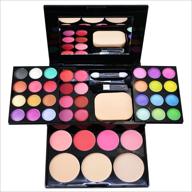 Make up kits all in one box set cosmetic Eye shadow Palette matte gift makeup kit full blush makeup set View Gallery - Pakistan