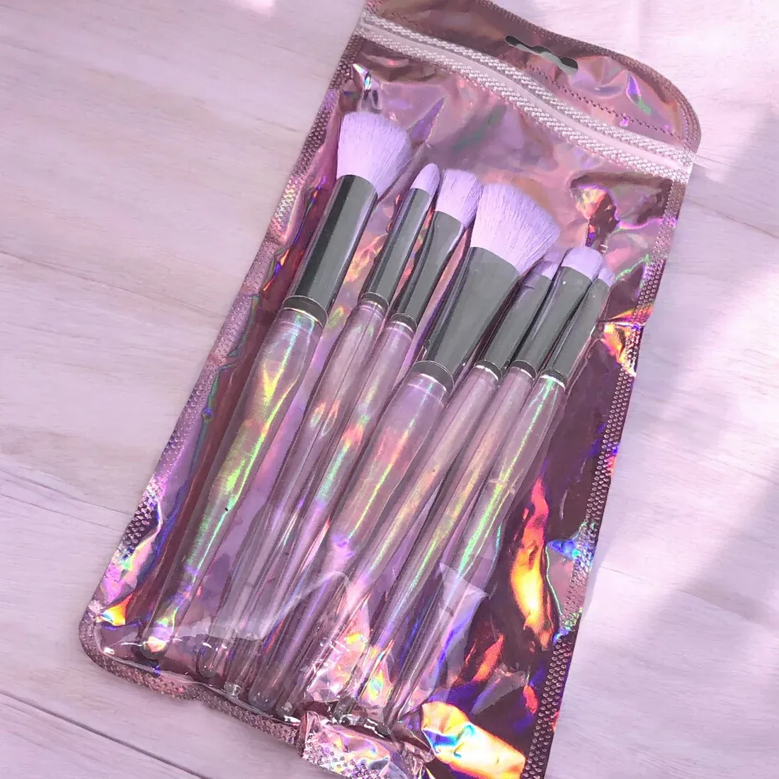Make Up Purple brush set of 7 brushes View Gallery - Pakistan