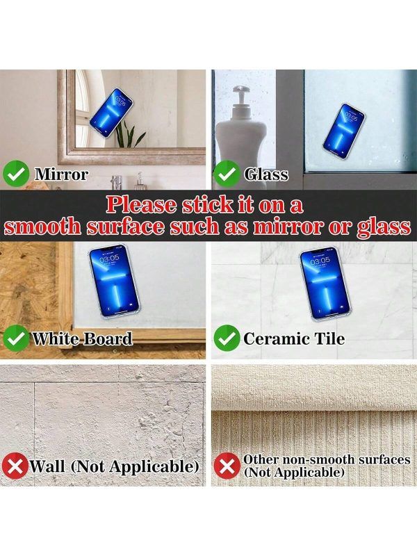 Square Double Side Suction Cups Cell Phone Holder Universal Bubble Gripper Silicone Pad (random Colour) View Gallery - Pakistan