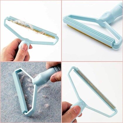 Portable Lint Remover Clothes Fuzz Shaver (Random Color) View Gallery - Pakistan