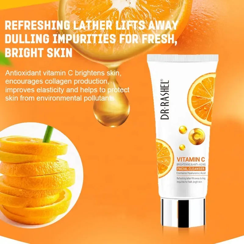DR.RASHEL Brightening Anti Aging Deep Cleansing Vitamin C Facial Cleanser - 80ml View Gallery - Pakistan