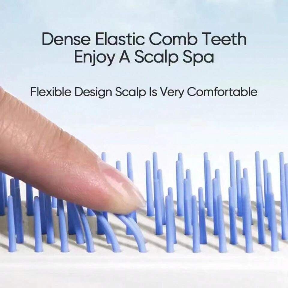 Self cleaning hair comb (random color) View Gallery - Pakistan