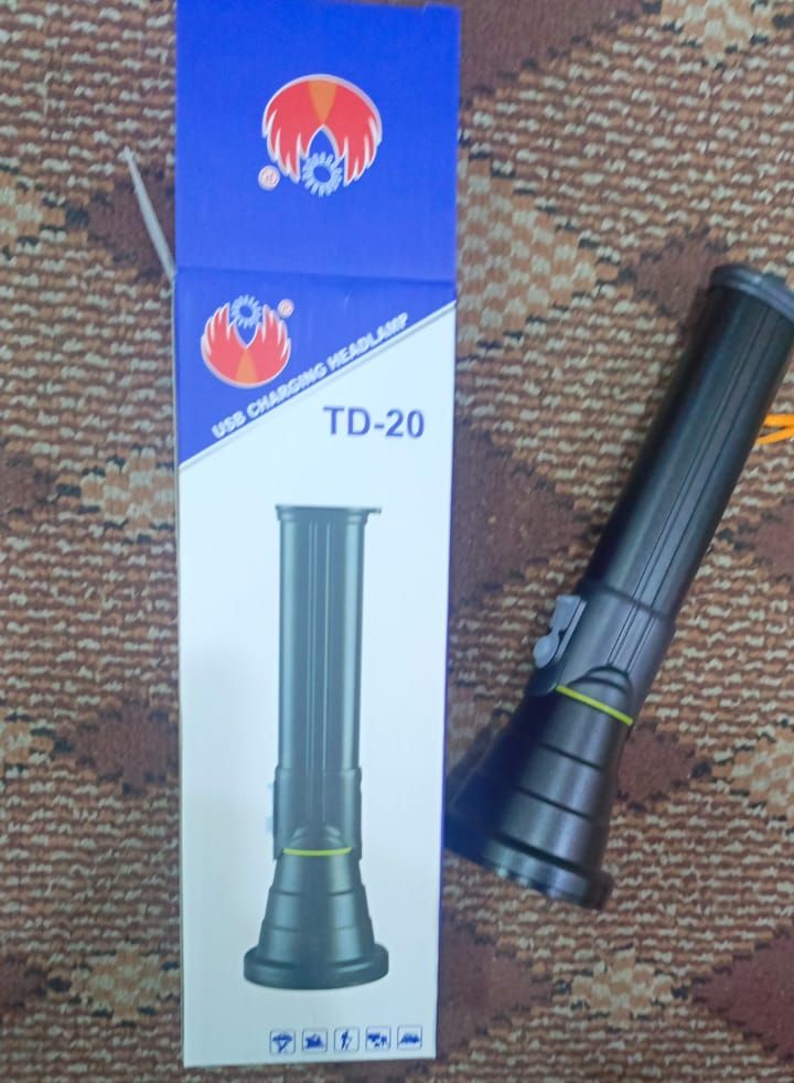 Rechargeable Flashlight | Usb charging headlamp | Waterproof Torch light  TD-20 View Gallery - Pakistan