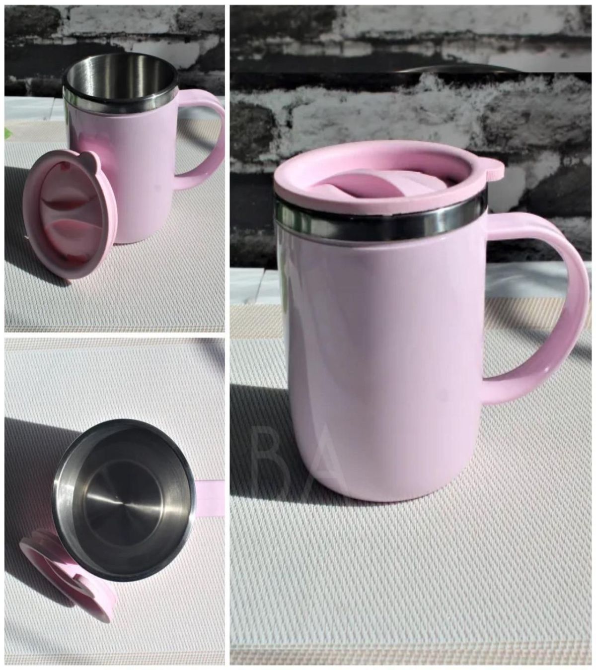 Stainless Steel Hot Cold Coffee Mug With Air Tight Lid (random color) View Gallery - Pakistan