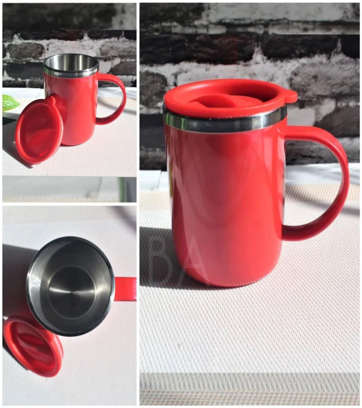 Stainless Steel Hot Cold Coffee Mug With Air Tight Lid (random color) View Gallery - Pakistan