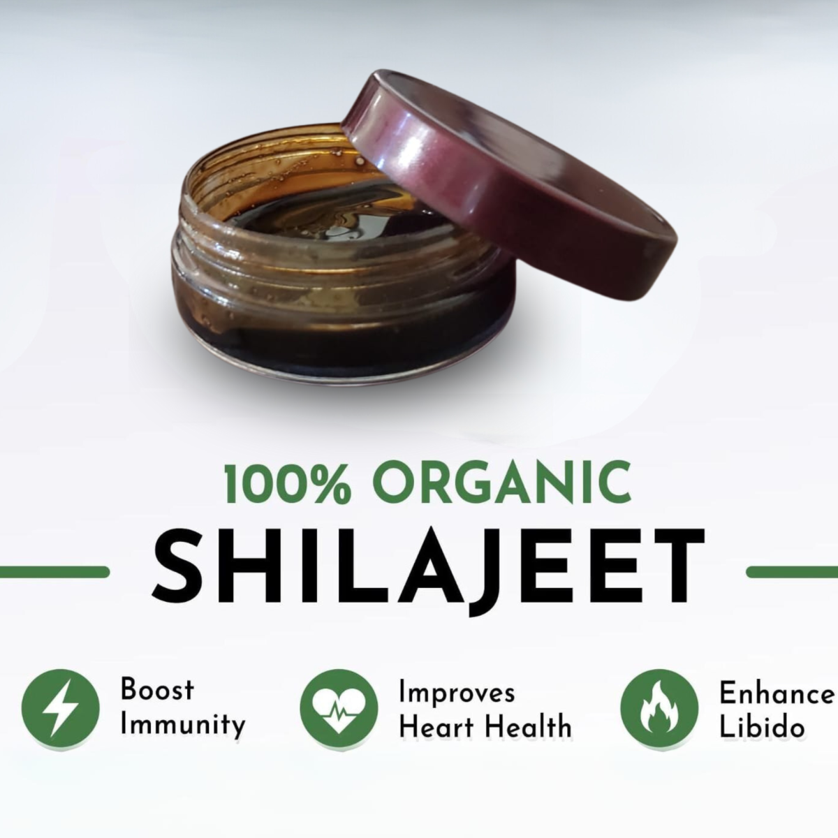 Discover the natural power of Salajeet - Best Quality Shilajeet (Without Box)