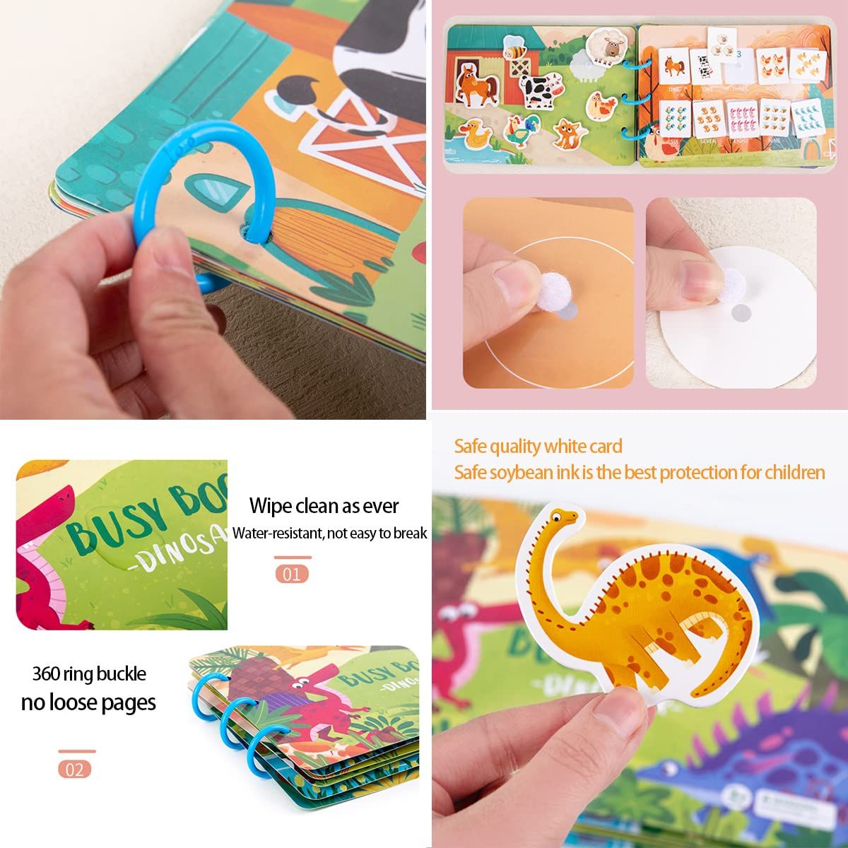 Busy Book, Quiet Book, Toddler Busy Book, for 2-4 Years Old Preschool Activity Toy Books Help Develop Learning Skills,(Only Math ) View Gallery - Pakistan