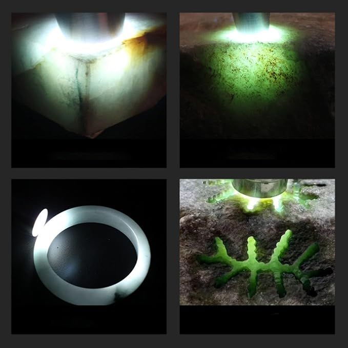 Portable Small Jade Jewelry Gemstone Currency Notes Identification Led Flashlight | Gemstone Detector Torch with Display (Random color) View Gallery - Pakistan