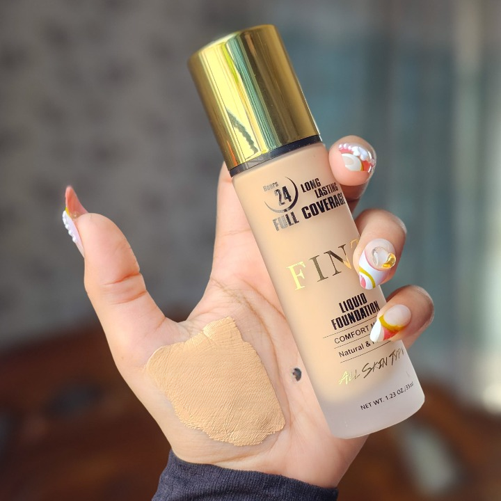FINZ 24 Hours Long Lasting Full Coverage Liquid Foundation View Gallery - Pakistan