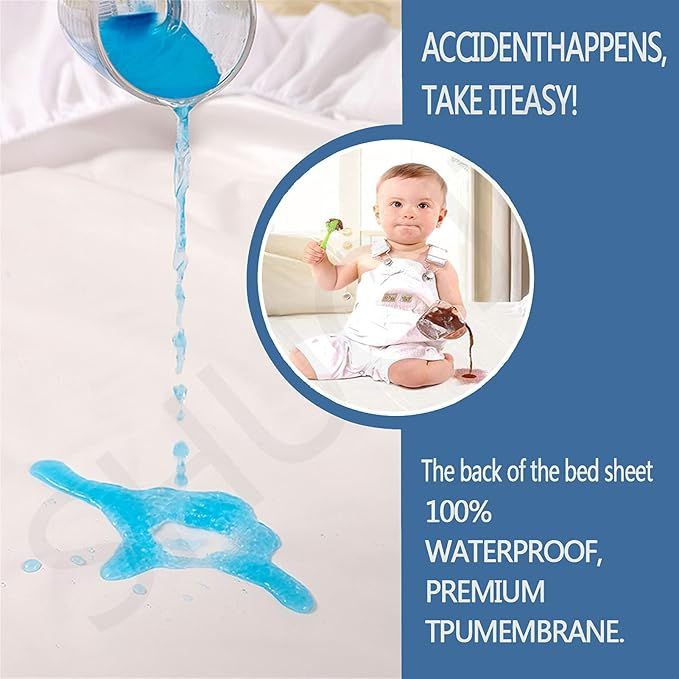 Waterproof Mattress Protector | Fitted Breathable Mattress Cover View Gallery - Pakistan