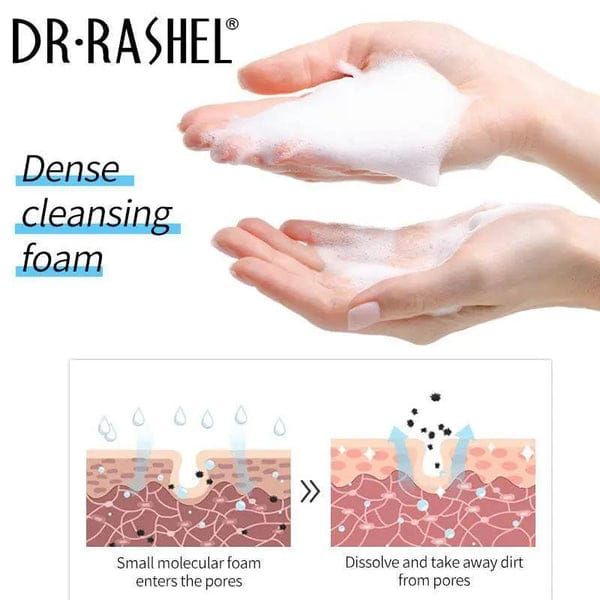 Dr.Rashel Hyaluronic Acid Hydrating Moisturizing and Smooth Face Wash - 100g View Gallery - Pakistan