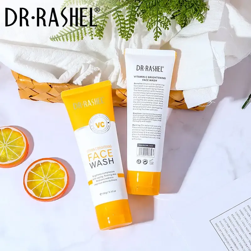 DR RASHEL Vitamin C Brightening Face Wash | Brightening Lightening Facial Clean - 100g View Gallery - Pakistan