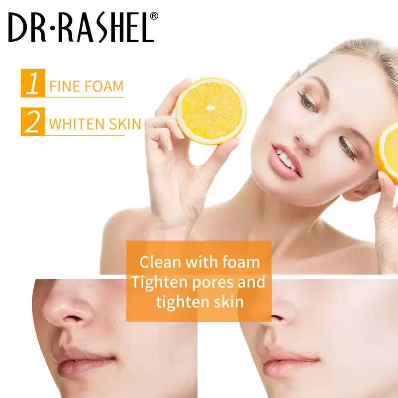 DR RASHEL Vitamin C Brightening Face Wash | Brightening Lightening Facial Clean - 100g View Gallery - Pakistan