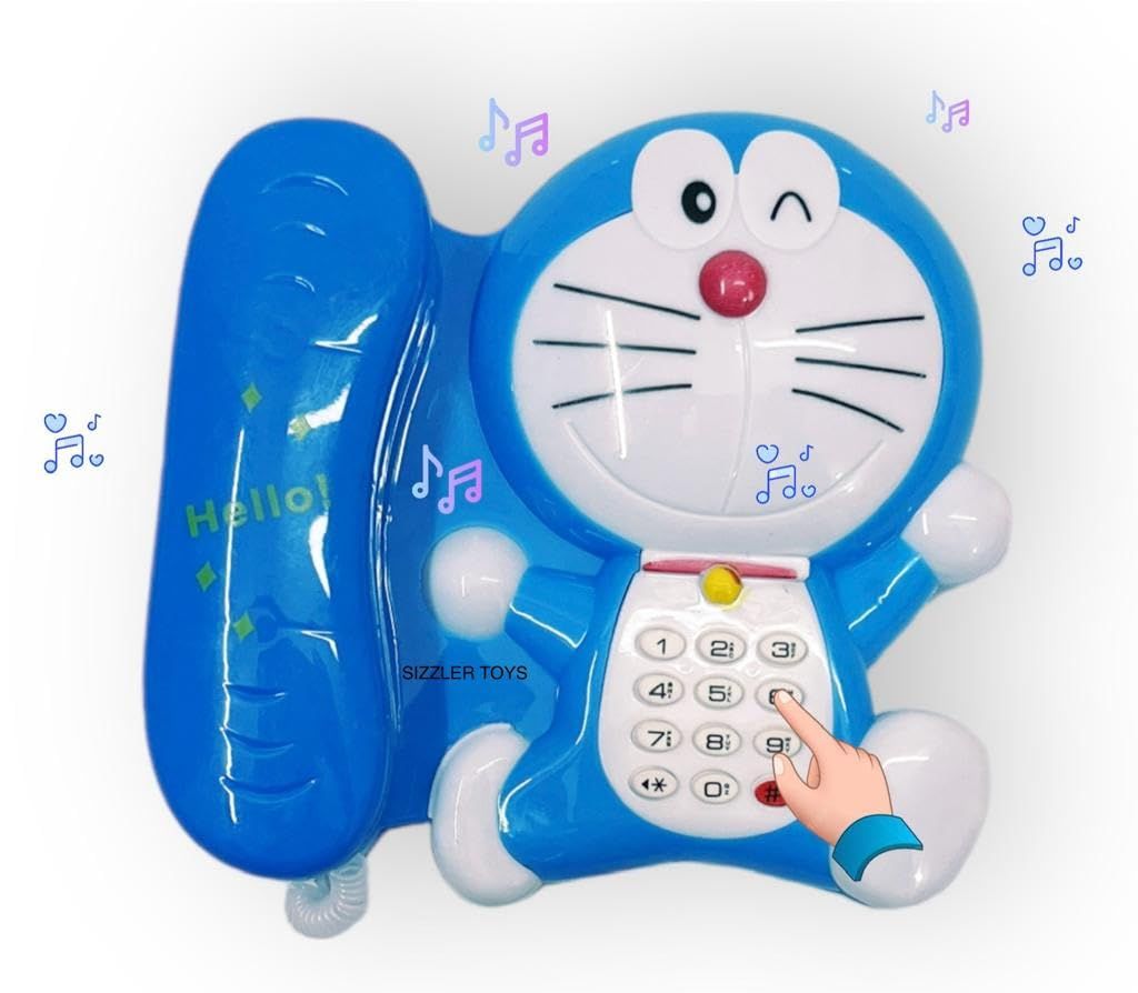 Doremon Telephone for Kids Learning Talk on Phone For Kids Boys Girls (random color) View Gallery - Pakistan