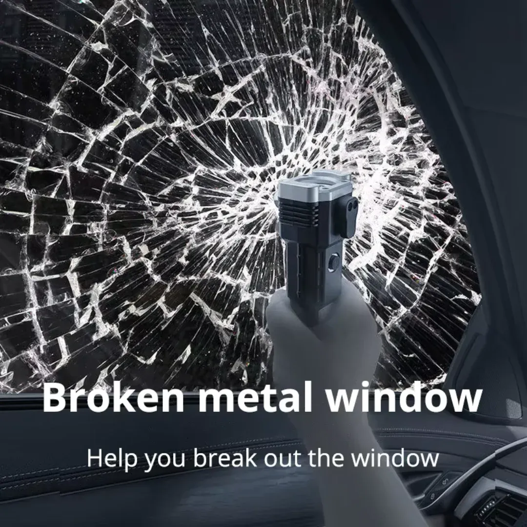 Multi-functional LED Flashlight ,torch ( Rechargeable ) with box (random Color) View Gallery - Pakistan