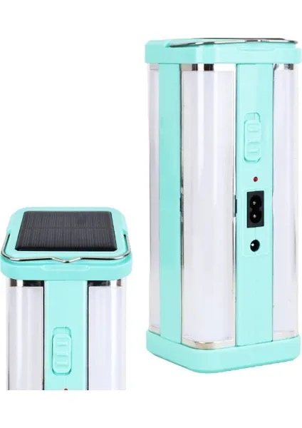 SOLAR RECHARGEABLE LANTERN Light BEST EMERGENCY Flash LIGHT FOR HOME &amp;amp; OUTDOOR - HG-1664 (random color)