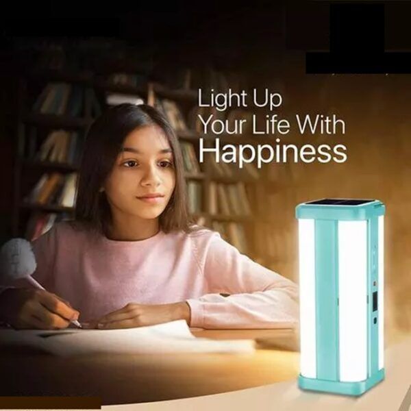 SOLAR RECHARGEABLE LANTERN Light BEST EMERGENCY Flash LIGHT FOR HOME &amp; OUTDOOR - HG-1664 (random color) View Gallery - Pakistan