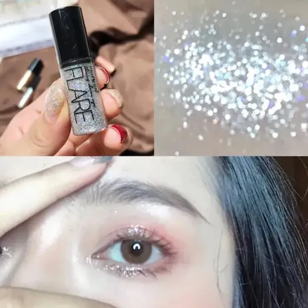 6 PCs set Liquid Glitter Eyeliner, Metallic Shimmer Glitter Eyeshadow, Long Lasting Waterproof Sparkling Eyeliner Eye Shadow View Gallery - Pakistan