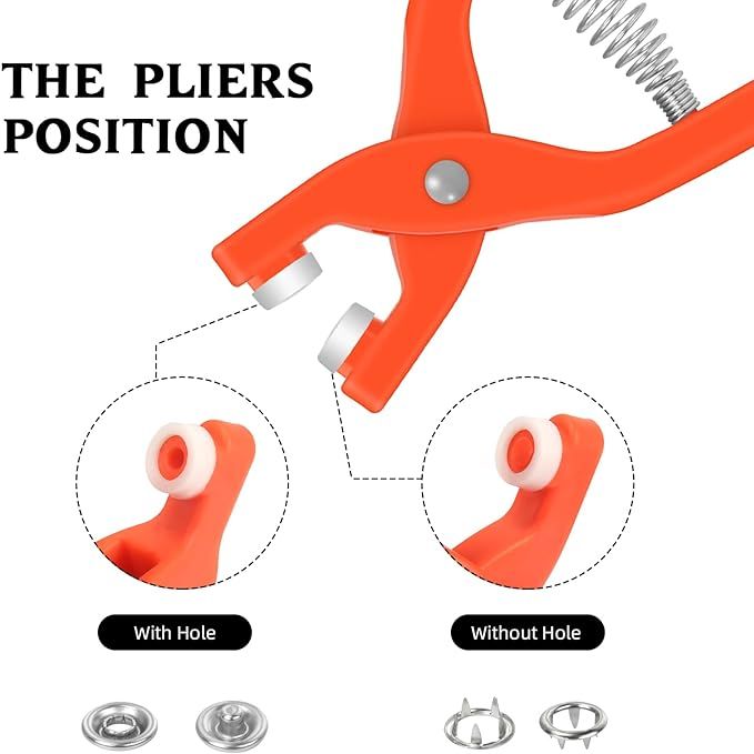 Tich Button Machine Plier plastic Body | Button Fixer Plastic body with 25 Buttons View Gallery - Pakistan