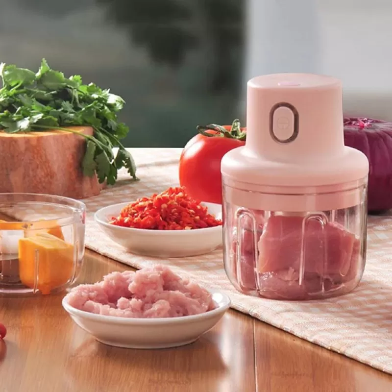 (250ml)  Single Bowl USB Rechargeable Mini Grinder Food Chopper View Gallery - Pakistan