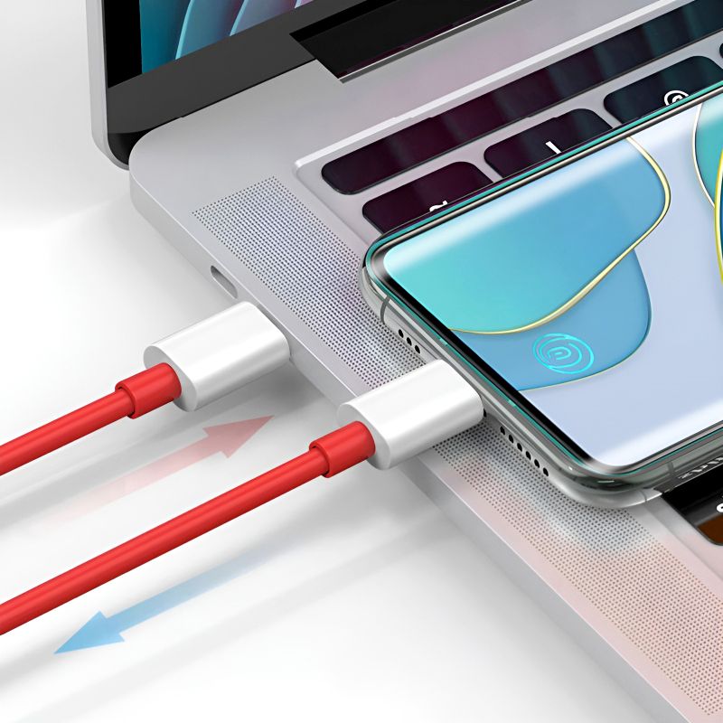 OnePlus 65W Warp Charge Power Adapter with Type-C to Type-C Fast Charging Cable View Gallery - Pakistan