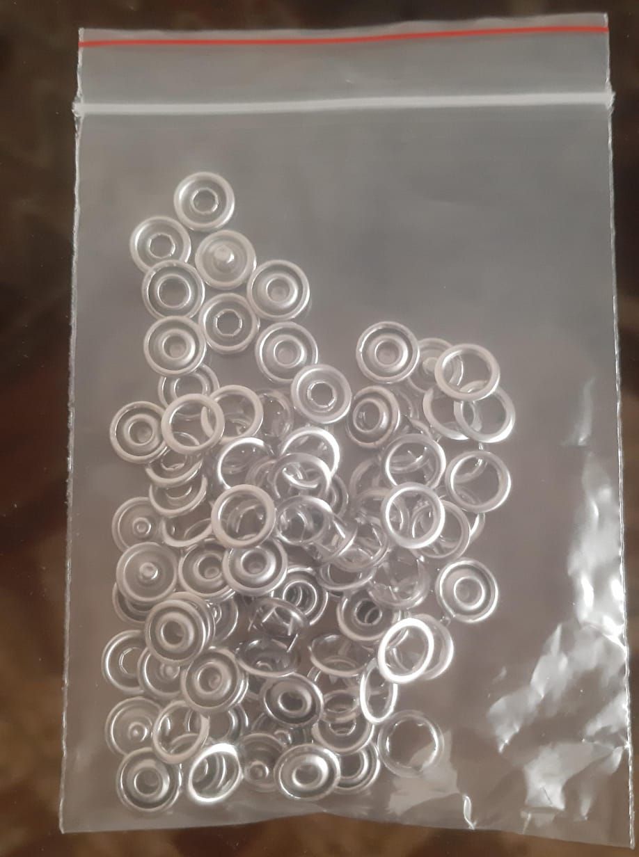 Imported Quality 50 Metal Snaps tich Buttons View Gallery - Pakistan