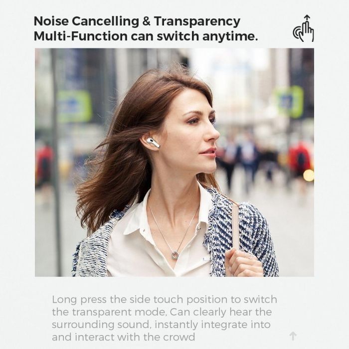 Joyroom Anc Tws Noise Cancellation Wireless Earbuds View Gallery - Pakistan