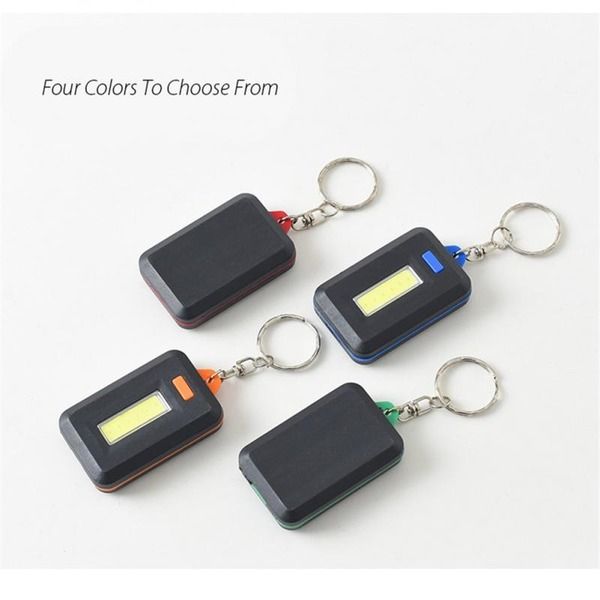 Portable Mini COB LED Keychain / Multifunctional square key light (random color) View Gallery - Pakistan