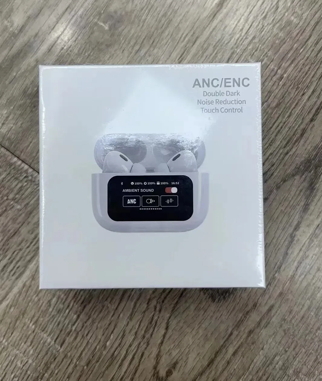 A9 Pro Wireless Bluetooth Headphones ANC Noise Reduction Headset LED Touch Screen Earbuds (random color) View Gallery - Pakistan