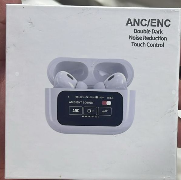 A9 Pro Wireless Bluetooth Headphones ANC Noise Reduction Headset LED Touch Screen Earbuds (random color) View Gallery - Pakistan