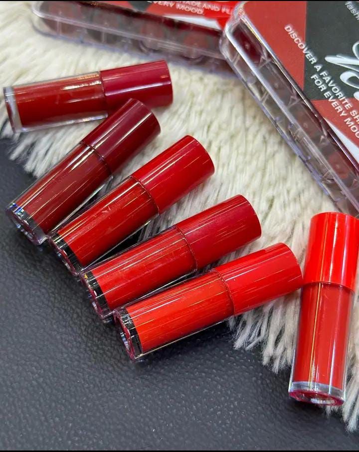 (pack of 6 )  Qoiden Rose Kiss Matte Lip Gloss View Gallery - Pakistan