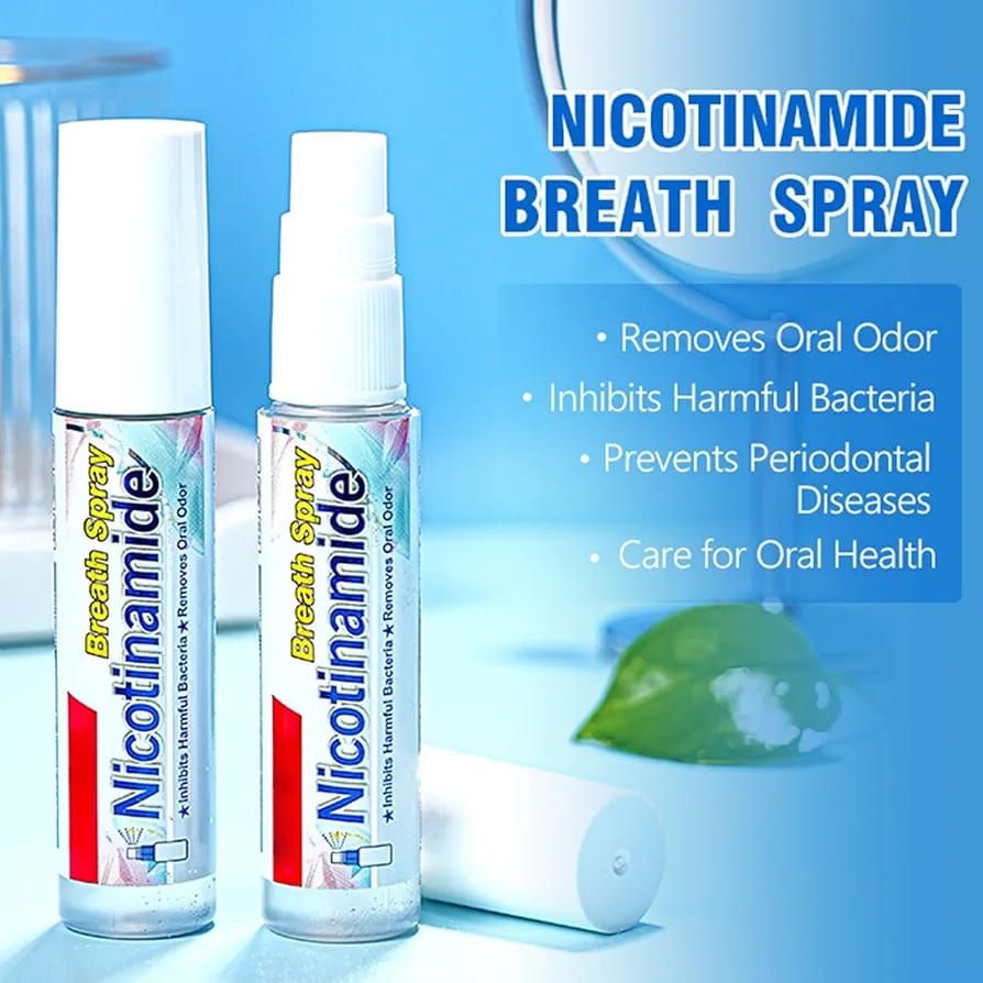 (pack of 2)  Mouth Spray | 20ml Natural Breath Freshener Portable - Mouth Freshener Spray (random) View Gallery - Pakistan