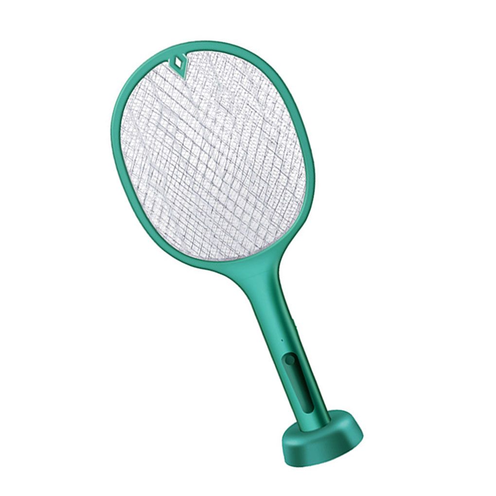 Mosquito Racket Electric Fly Swatter Powerful USB Rechargeable Grid 3-Layer Mesh Home Fly Killer Lamp (Without Box) (random color) View Gallery - Pakistan