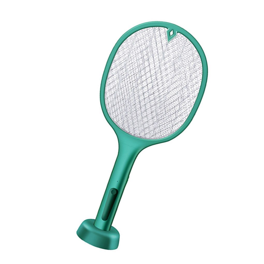 Mosquito Racket Electric Fly Swatter Powerful USB Rechargeable Grid 3-Layer Mesh Home Fly Killer Lamp (Without Box) (random color) View Gallery - Pakistan