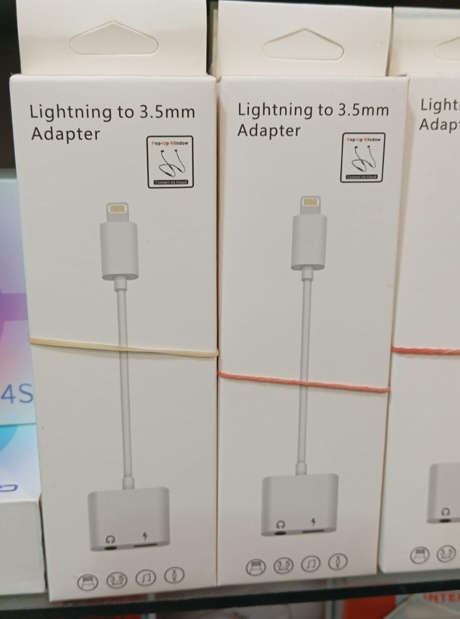 Apple iPhone Connector Lightning to 3.5mm Earphone Jack &amp; Mobile Charging Jack View Gallery - Pakistan