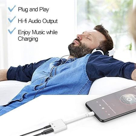 Apple iPhone Connector Lightning to 3.5mm Earphone Jack &amp; Mobile Charging Jack View Gallery - Pakistan