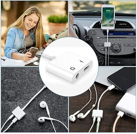 Apple iPhone Connector Lightning to 3.5mm Earphone Jack &amp; Mobile Charging Jack View Gallery - Pakistan