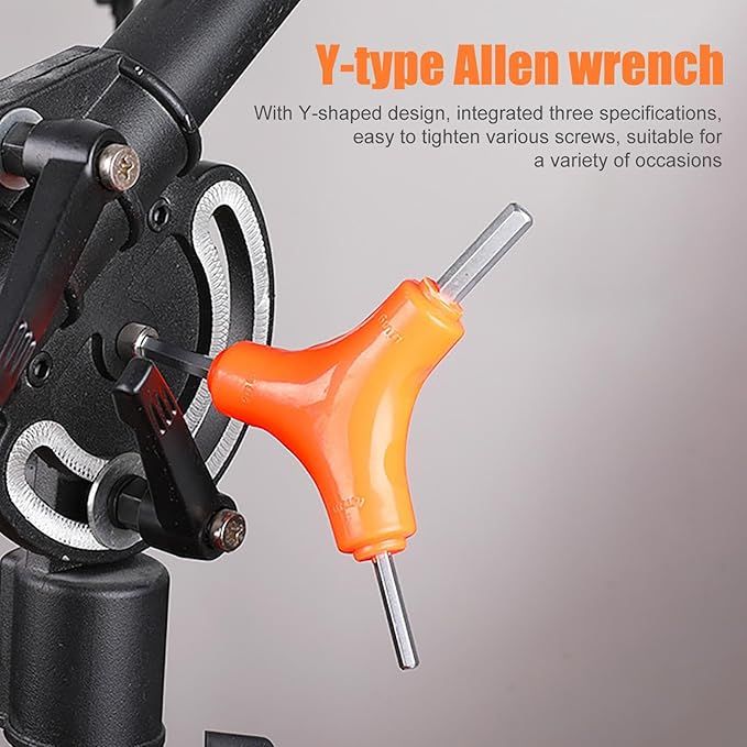 3 in 1 L Key Set 3-way triangular Allen key repair tools for bicycles bike and home View Gallery - Pakistan