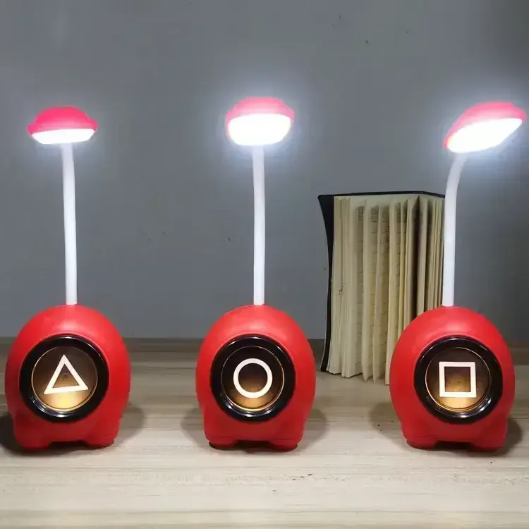 (1 PCs )Squid Game Usb Reading Table Lamp(red color) View Gallery - Pakistan