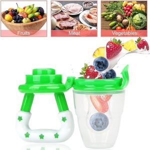 Baby Solid Baby Fruit Pacifier Fresh Fruit Feeder Infant Teething Toy Nibbler Teether Pacifier Safe Silicone Pacifier (random color) View Gallery - Pakistan
