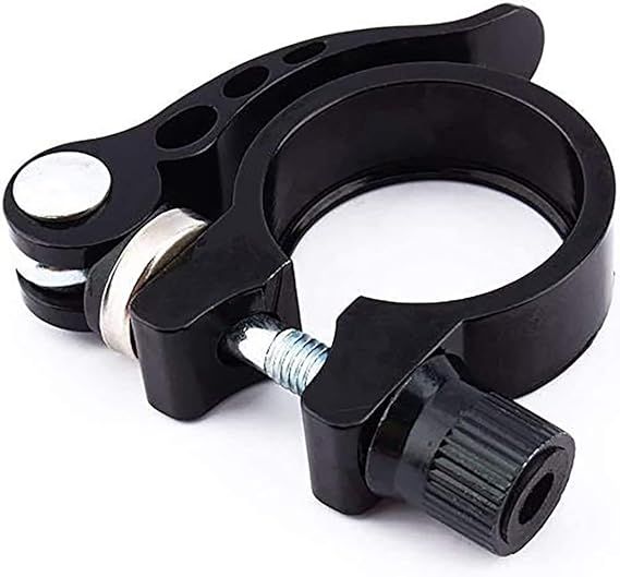Bicycle Seat Post Clamp | Bike Seat Rod Lock (black) View Gallery - Pakistan